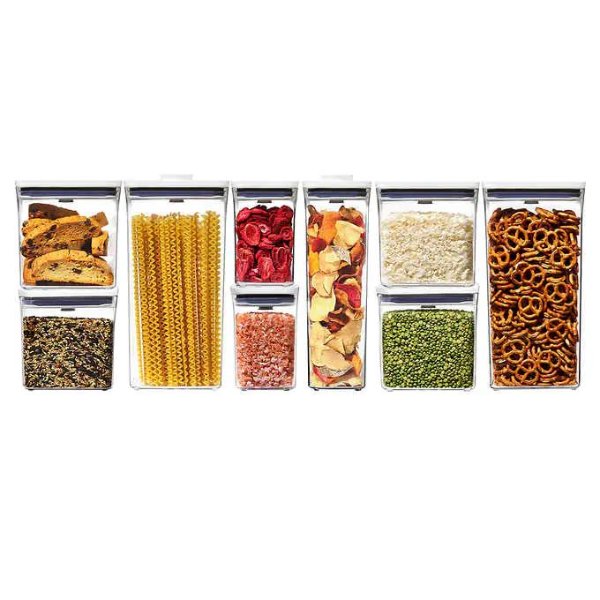 OXO SoftWorks 9-Piece POP Food Storage Container Set