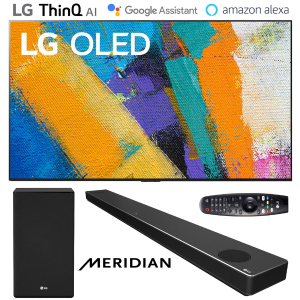 65" LG OLED65GXPUA OLED 4K Smart TV + LG SN10YG 5.1.2 Dolby Atmos Soundbar