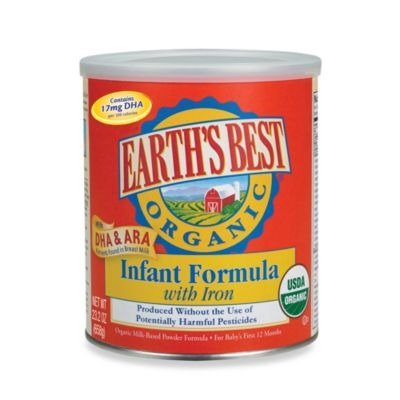 Organic Infant Powdered Formula with DHA and ARA with Iron - 23 Ounces