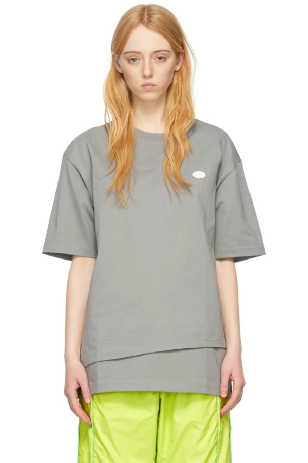 Grey Mble T-Shirt