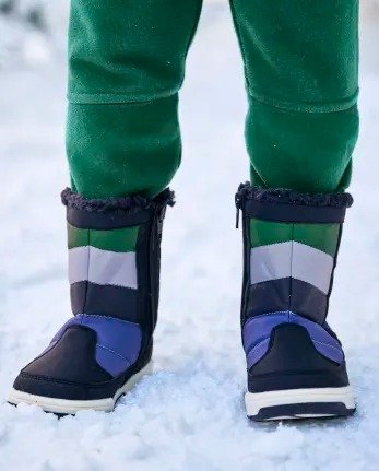 Boys Snow Boots - Polar Party | Gymboree - NAVY