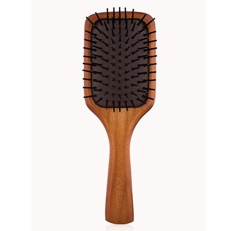 wooden mini paddle brush