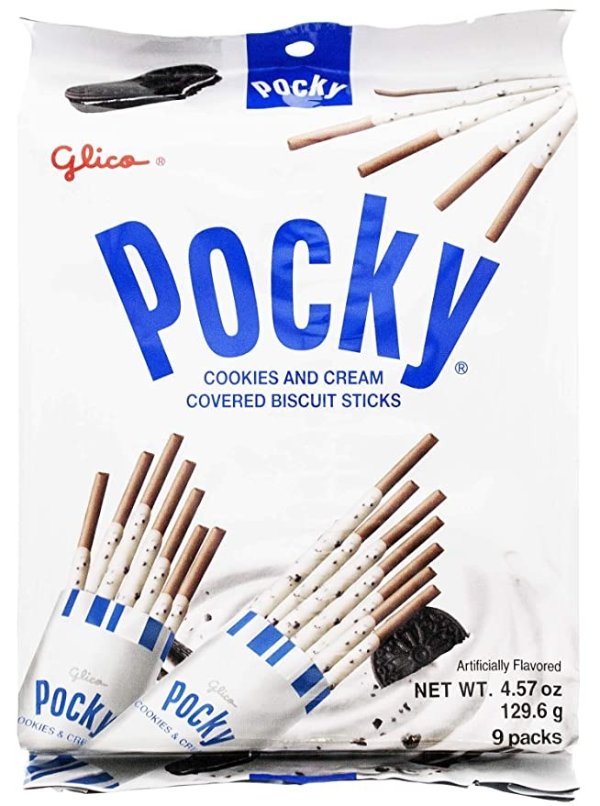 Cookie And Cream Covered Biscuit Sticks, 4.57 Ounce