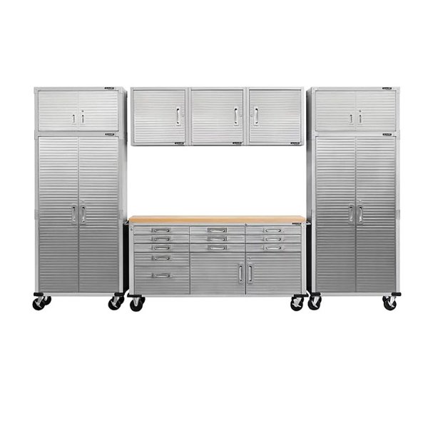UltraHD 8-Piece Steel Garage Cabinet Storage Set