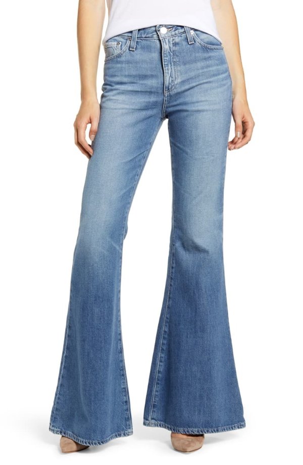 AG Iva High Waist Bell Bottom Jeans