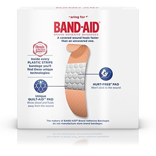 Brand Comfort-Flex Minor Wound Care Plastic Adhesive Bandages, All One Size, 60 Count