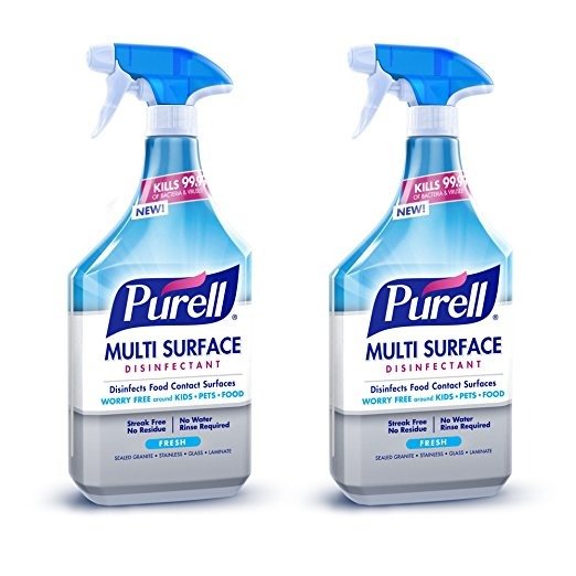 Multi Surface Disinfectant Spray – Fresh Fragrance, Voted 2018 Product of The Year - 28 oz. Spray Bottle (Pack of 2) - 2845-02-EC