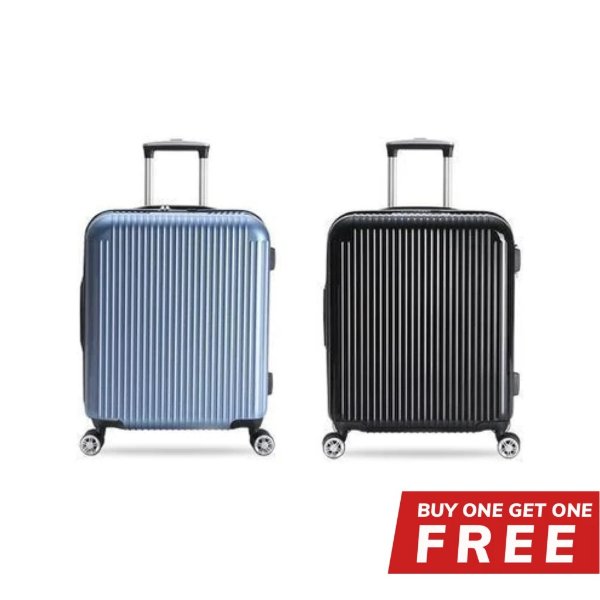 Buy 1 Get 1 Free - 20-inch Pure PC Zipper Luggage