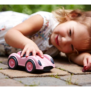 史低价：Green Toys 粉色赛车玩具