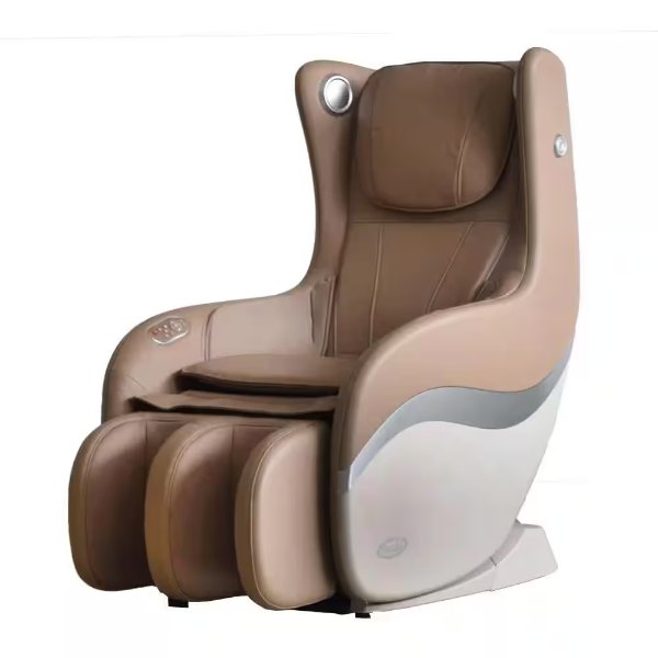 OS-Bello Cream 2D Reclining Massage Chair Featuring Bluetooth Speakers, Heating, L-Track Massage, and Zero Gravity