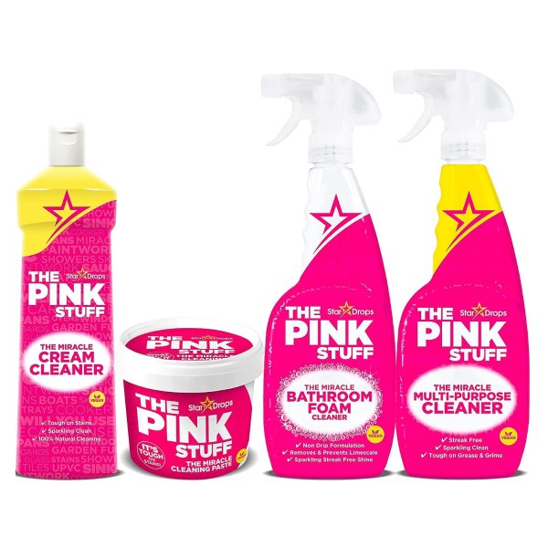 The Pink Stuff 万用清洁套装 可溶解油脂污渍