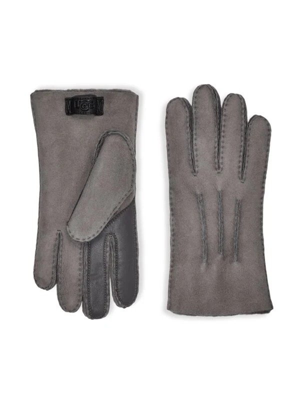Men's Contrast Shearling Touch Tech Gloves