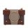 Asher small color-block textured-leather shoulder bag