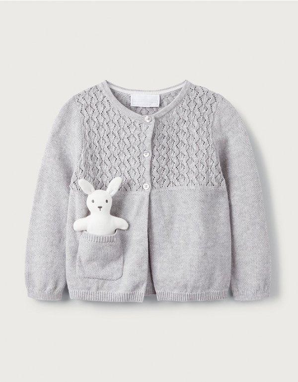 Toy Pocket Cardigan | View All Baby | The White Company