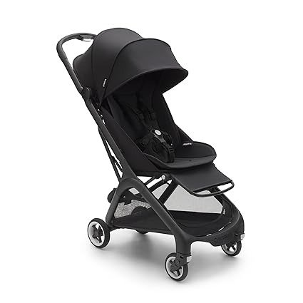 Butterfly - 1 Second Fold Ultra-Compact Stroller - Lightweight & Compact - Great for Travel - Midnight Black