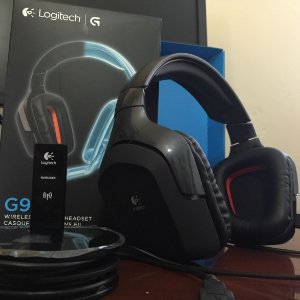 Logitech G930 Wireless Gaming Headset for PC - Black
