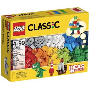 手慢无：LEGO 303片经典创意盒10693 难得5折
