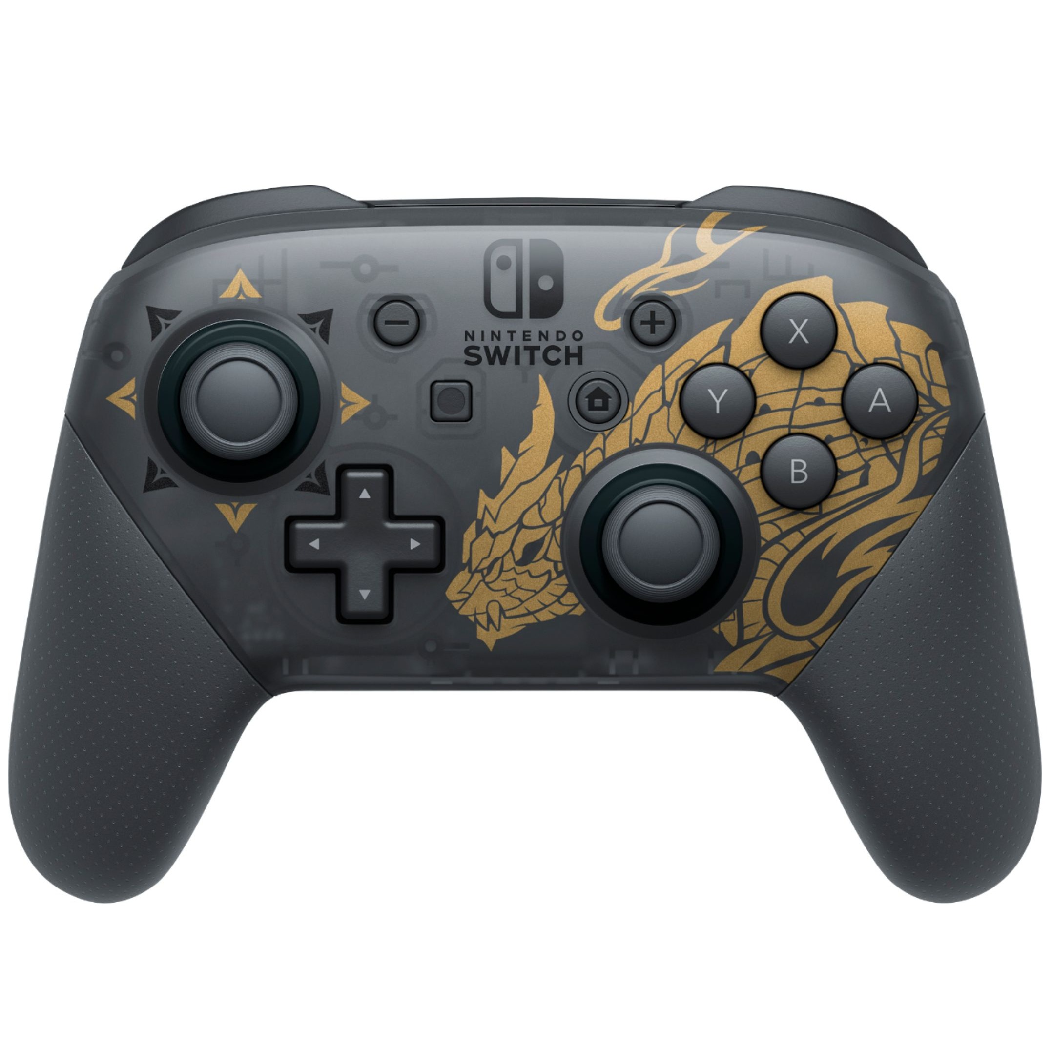 nintendo switch pro 无线手柄《怪物猎人 崛起》限定款