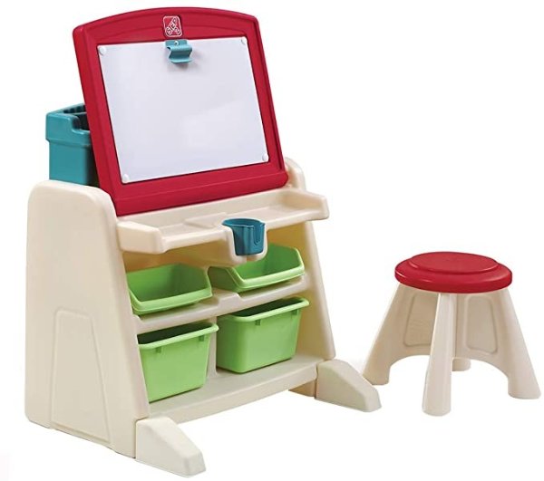 Flip and Doodle Desk with Stool Easel