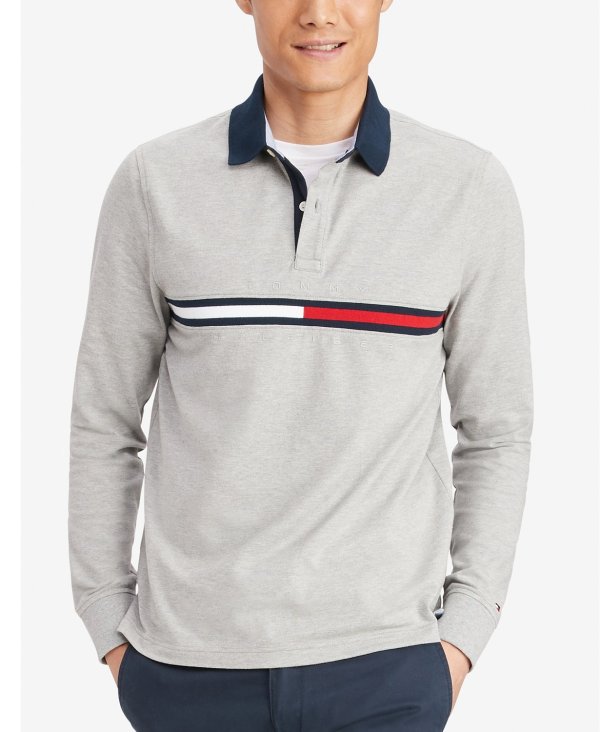 Men's Tanner Long-Sleeve Polo Shirt