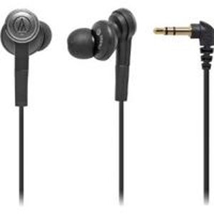Audio-Technica ATH-CKS55BK Solid Bass In-Ear Headphones 