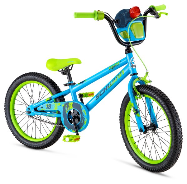 Squirt Sidewalk Bike 18-inch wheels, blue / green