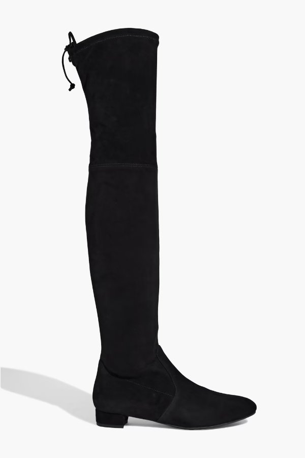Genna 25 stretch-suede over-the-knee boots
