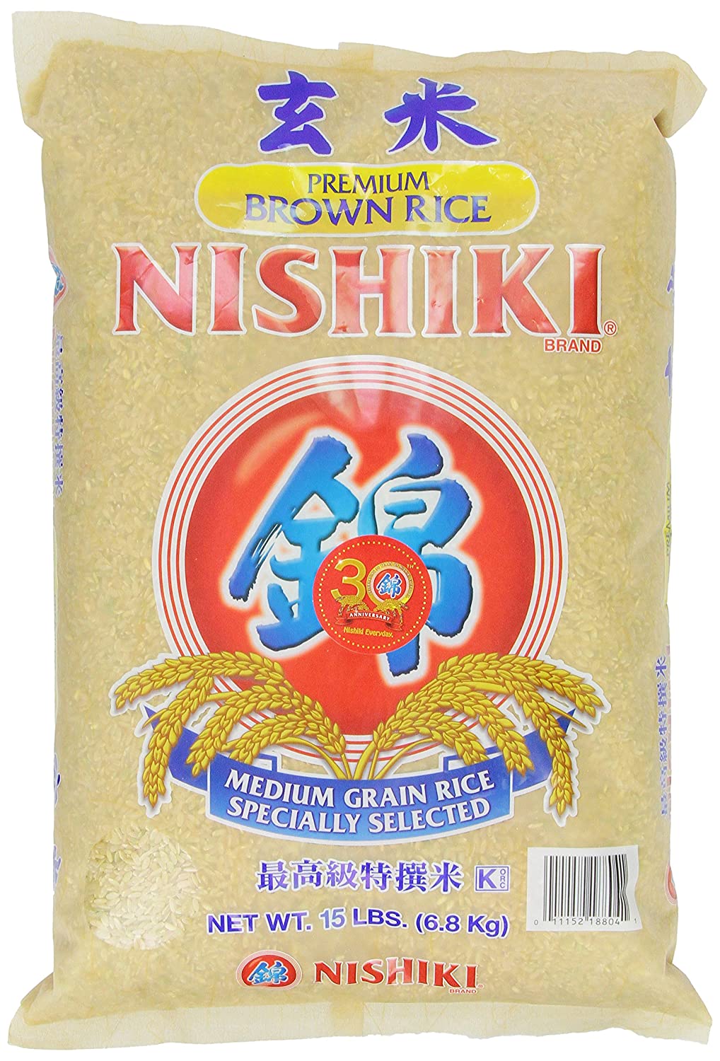 Nishiki 高级特选棕米 15磅大袋装