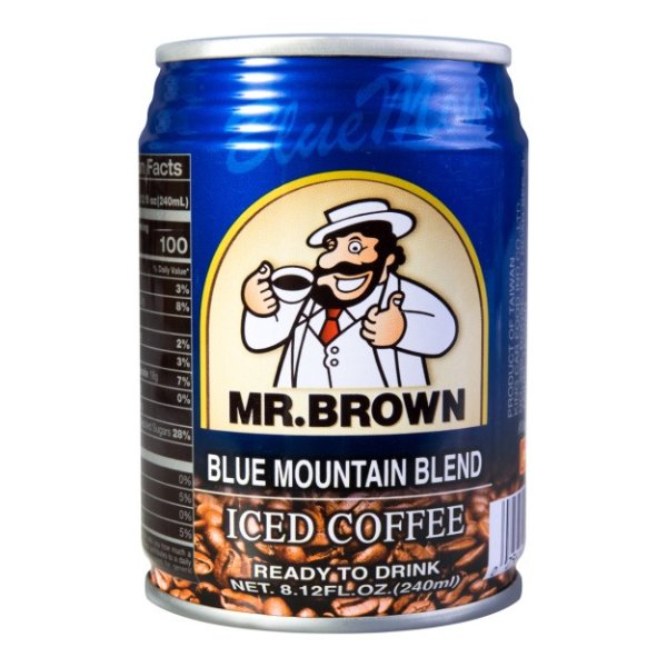 台湾MR.BROWN伯朗 三合一咖啡即饮品 蓝山风味 240ml