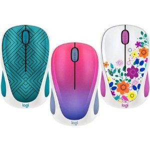 Logitech Design Collection Wireless Optical Mouse with Nano Receiver