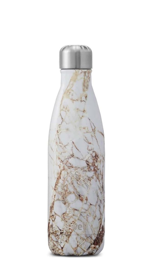 Calacatta Gold Insulated Stainless Steel Water Bottle | S'well