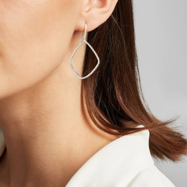 Riva Large Hoop Cocktail Diamond Earrings | Monica Vinader