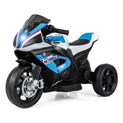 12V Kids Ride on Motorcycle Licensed BMW 3 Wheels Electric Toy w/ Light & Music