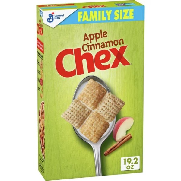Chex苹果肉桂无麸质早餐麦片 19.2oz