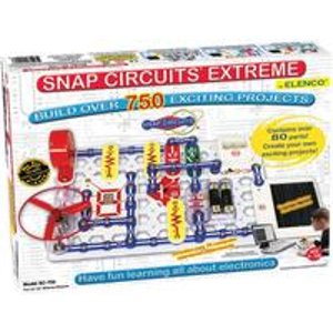 Snap Circuits Extreme SC-750儿童益智电路板玩具