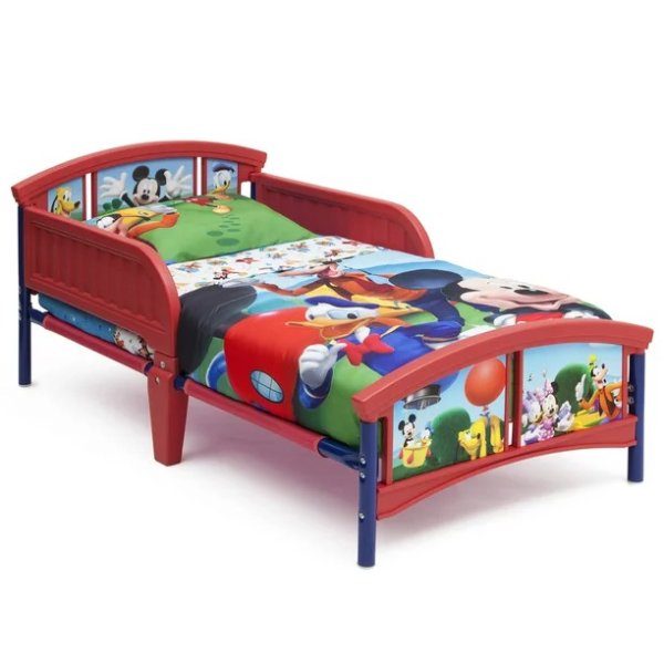 Disney Mickey Mouse Plastic Toddler Bed, Multiple Forms