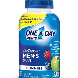 One A Day Men's Vitacraves Gummy Multivitamin, 230 Count