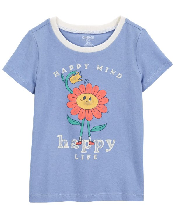 Toddler Happy Mind Graphic Tee
