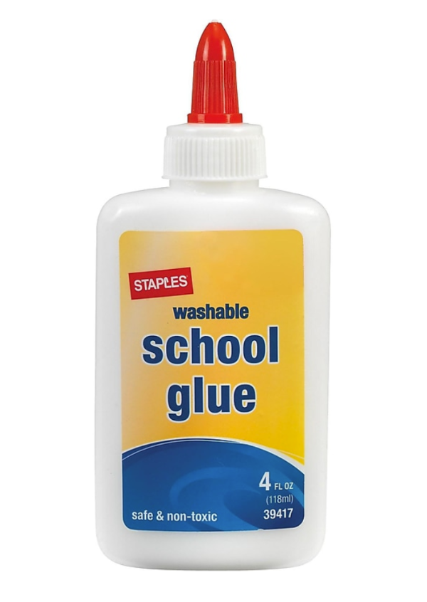 Staples School Permanent Glue, 4 oz.
