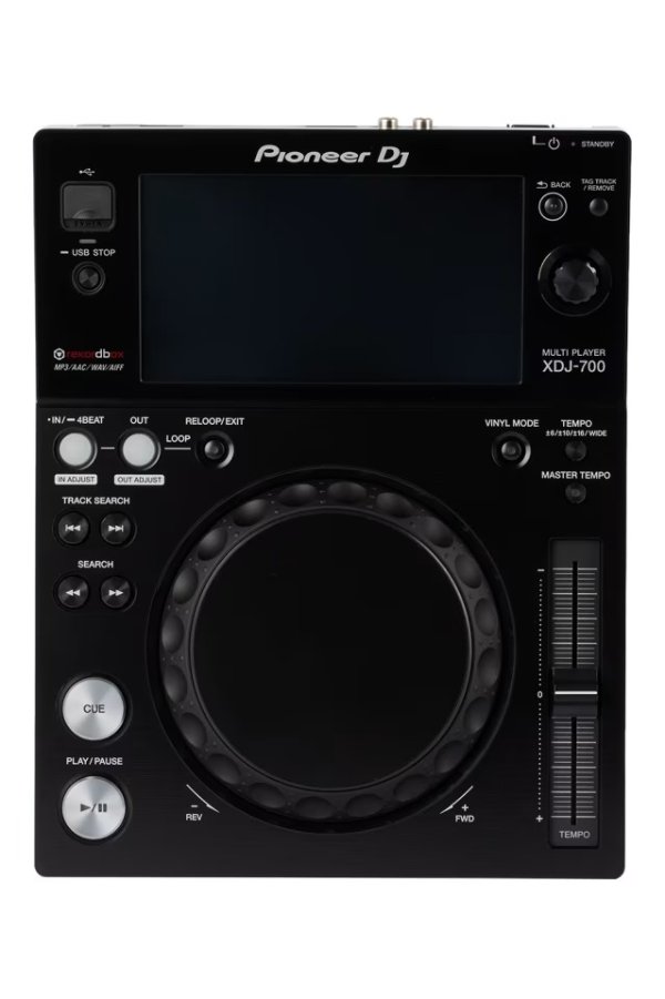 黑色 XDJ-700 紧凑型 DJ 多功能播放器
