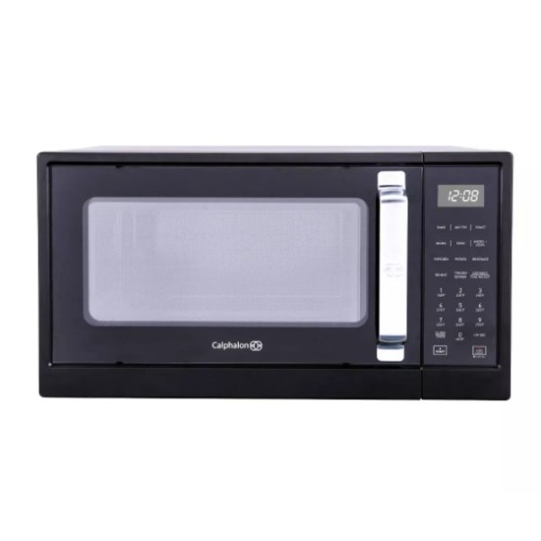 1.3 cu ft 1000W Air Fry Microwave Oven - Black