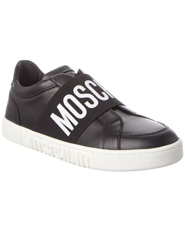 Logo Band Leather Sneaker
