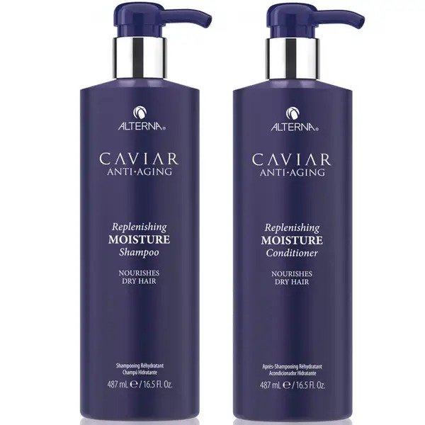 Caviar Anti-Ageing Replenishing Moisture Shampoo and Conditioner 16.5 oz