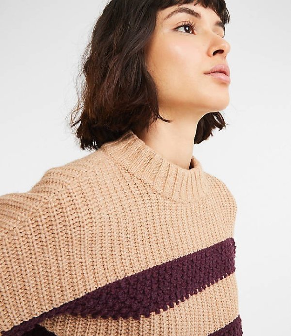 Loopy Striped Sweater