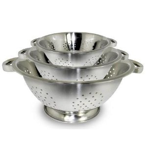  Price Ever! ExcelSteel Stainless Steel Colanders, Set of 3