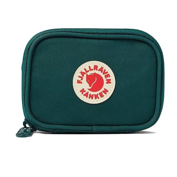 Kanken Card Wallet for Men, and Women - Zippered Compartment with Interior Coin Pocket, Exterior Sleeve, and Durable Design