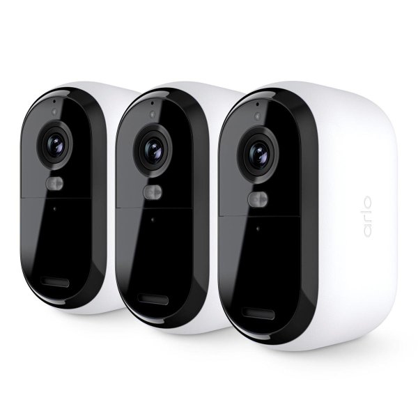 Essential Outdoor Wireless 2K Security Camera 3pk