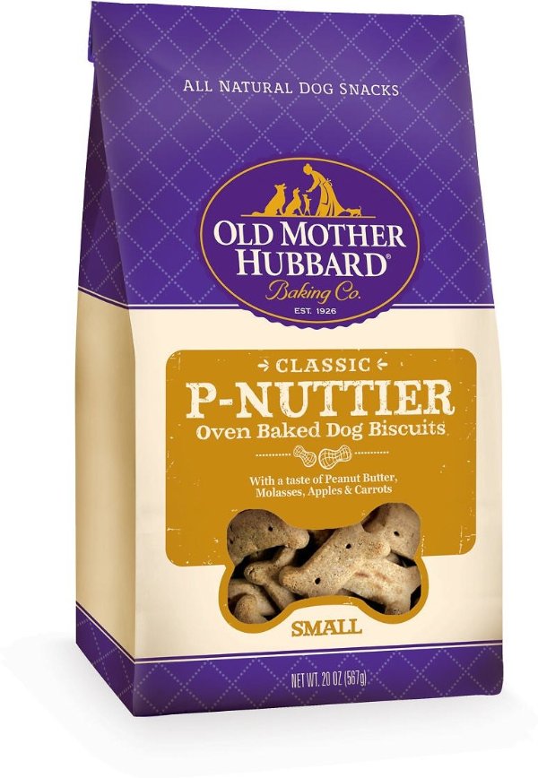 Classic P-Nuttier Biscuits Baked Dog Treats, Small, 20-oz bag - Chewy.com