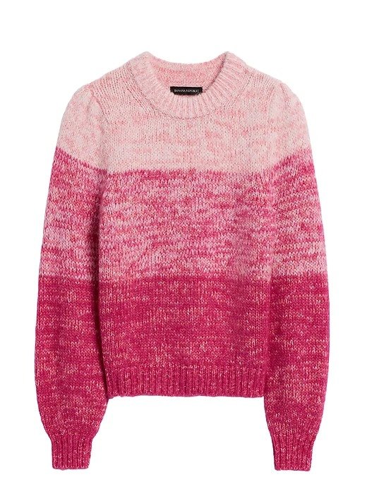 Cropped Ombre Sweater