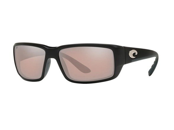 Del Mar Men's Polarized Fantail Low Bridge Fit Rectangular Sunglasses